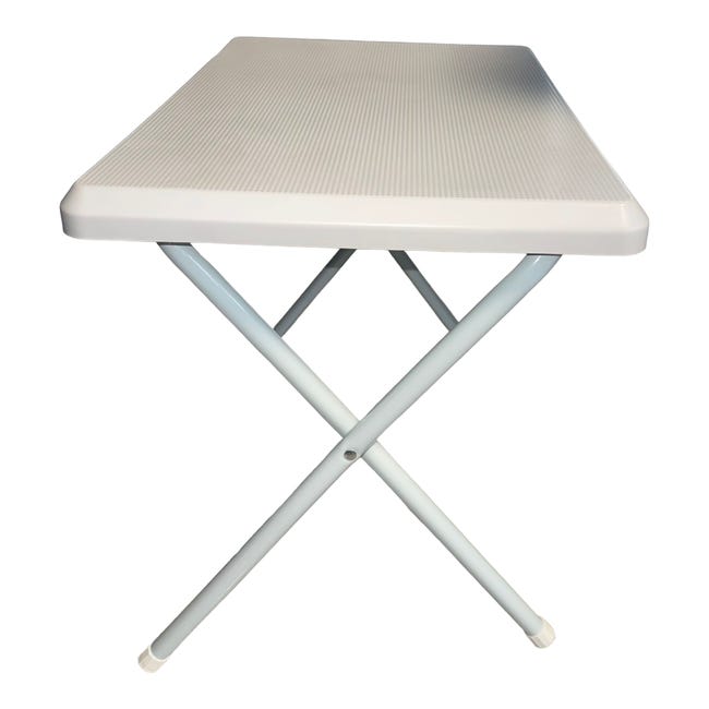 Tavolino Pieghevole Lifetime 80251 - Bianco, 66 Cm, Regolabile In Altezza, HDPE - Foto 4