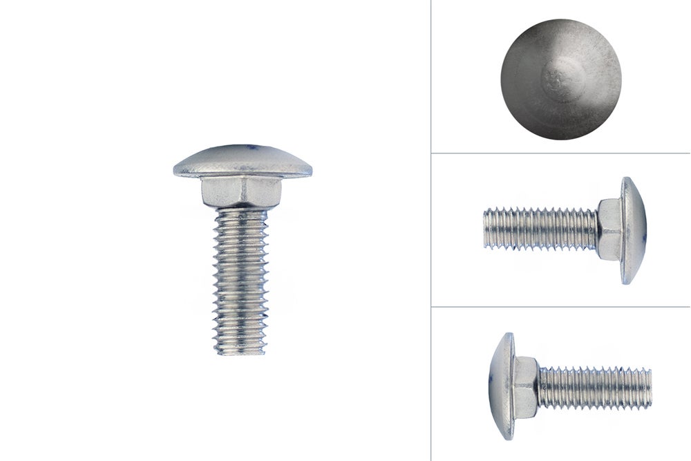 Vis à Tête Hexagonale Bouton M8 X 1,25 X 30 Mm - Acier Inoxydable A2 - Lot De Boulons Haute Qualité