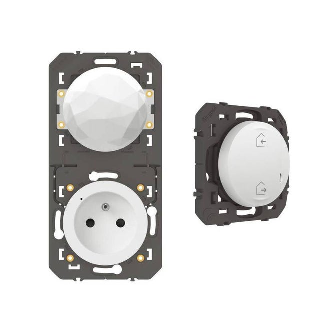 Pack de démarrage installation connectée Dooxie avec Netatmo 1 prise + 1 commande sans fils - Blanc