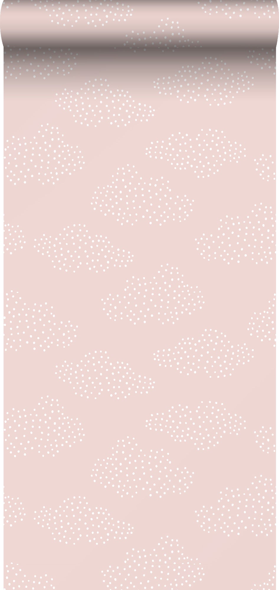 Tapeta chmury delikatnego różu - 50 x 900 cm - ESTAHOME