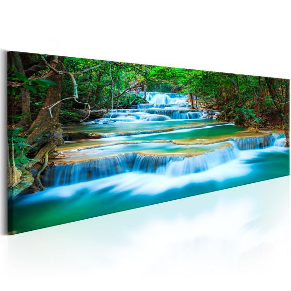 Tableau Sapphire Waterfalls 120x40 cm