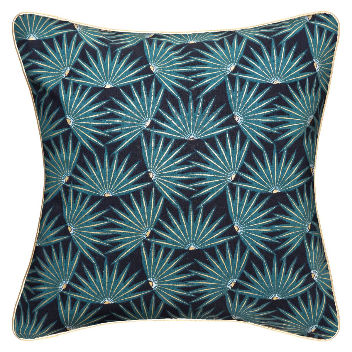 Atmosphera - Fodera per cuscino feel blu anatra 40x40cm