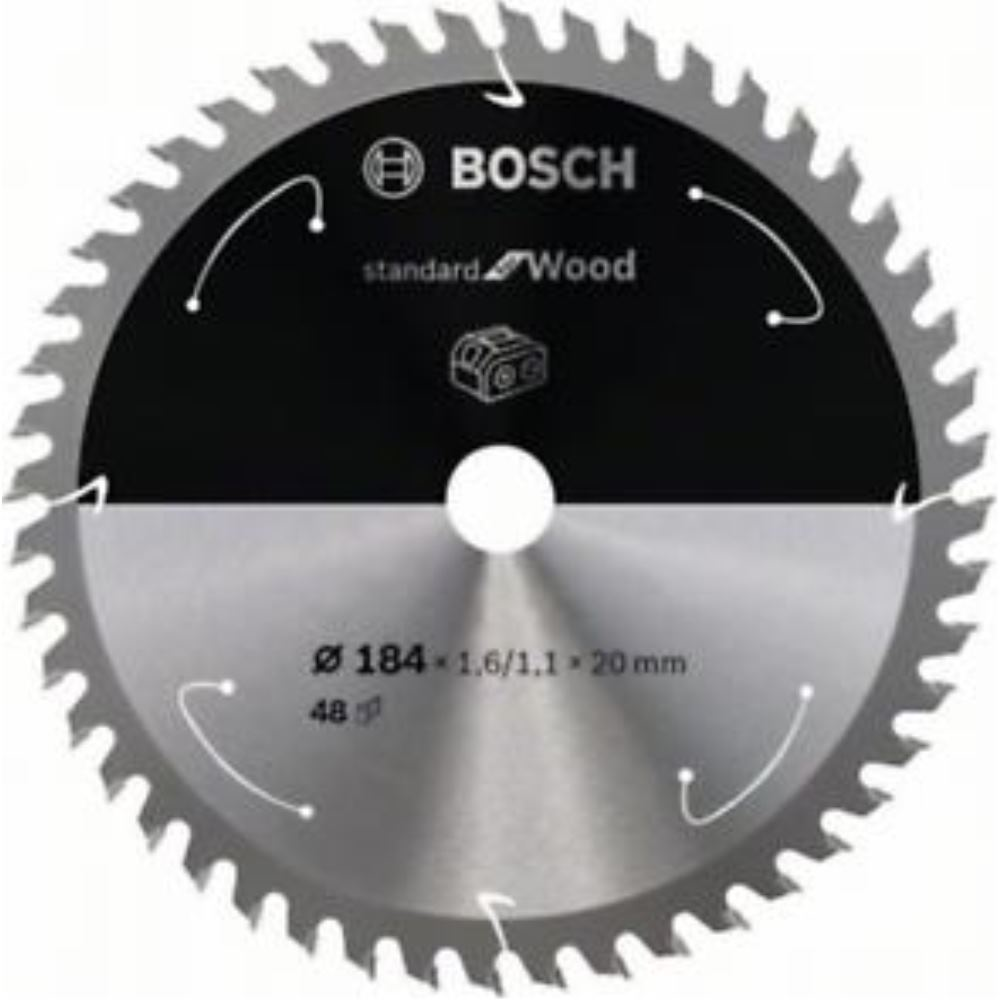 Bosch PRO Wood akumulatorowa tarcza do pilarek tarczowych 184 x 1,6 x 20 mm - 2608837703