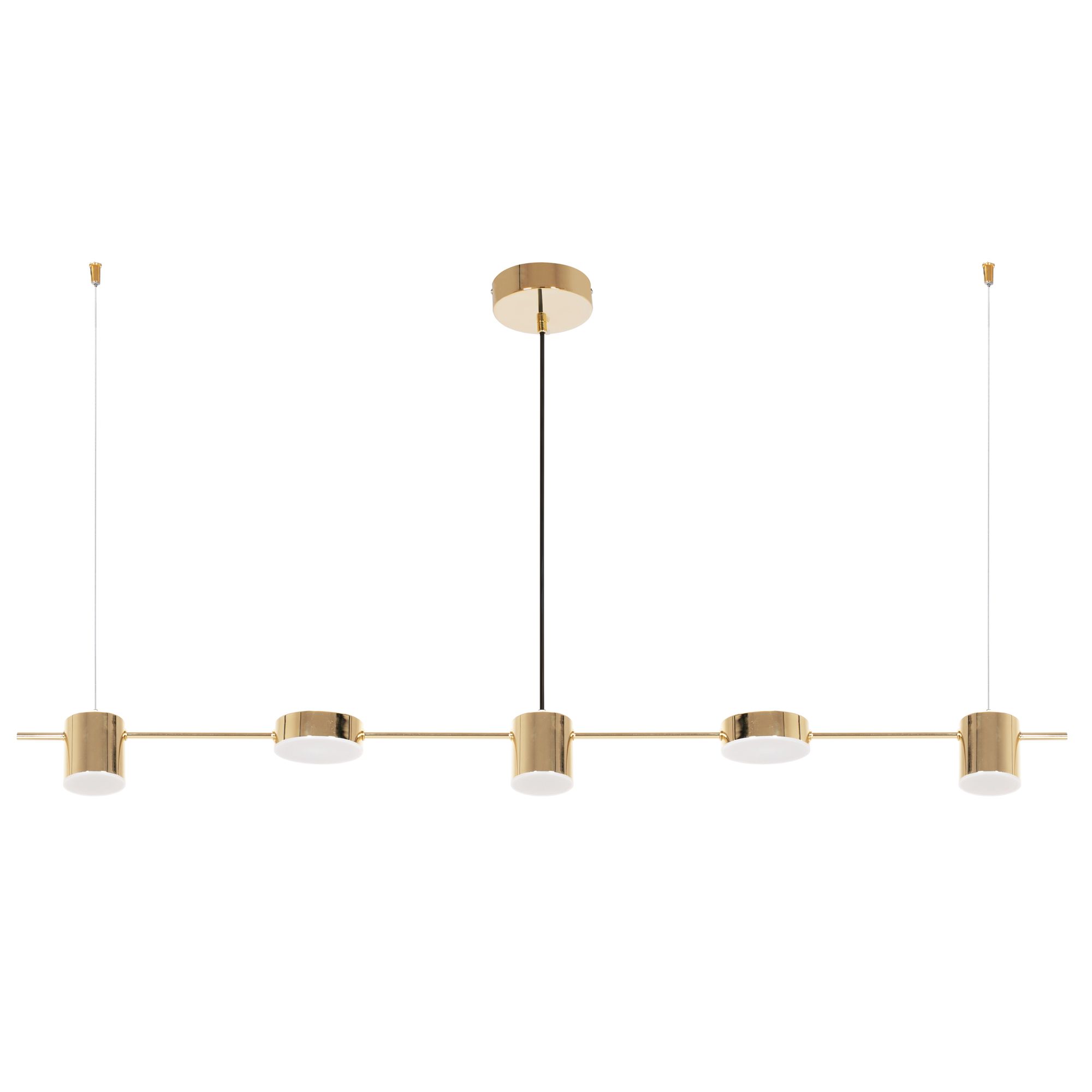 Lampa Sufitowa Wisząca Led Toolight Led App929-5Cp Złoty