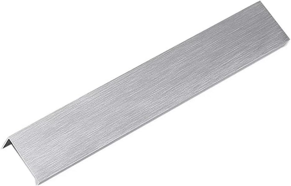 Uchwyt do szafki kuchennej, srebrny uchwyt wpuszczany, ukryty uchwyt do drzwi ze stopu aluminium, 2 sztuki, rozstaw otworów 192 mm