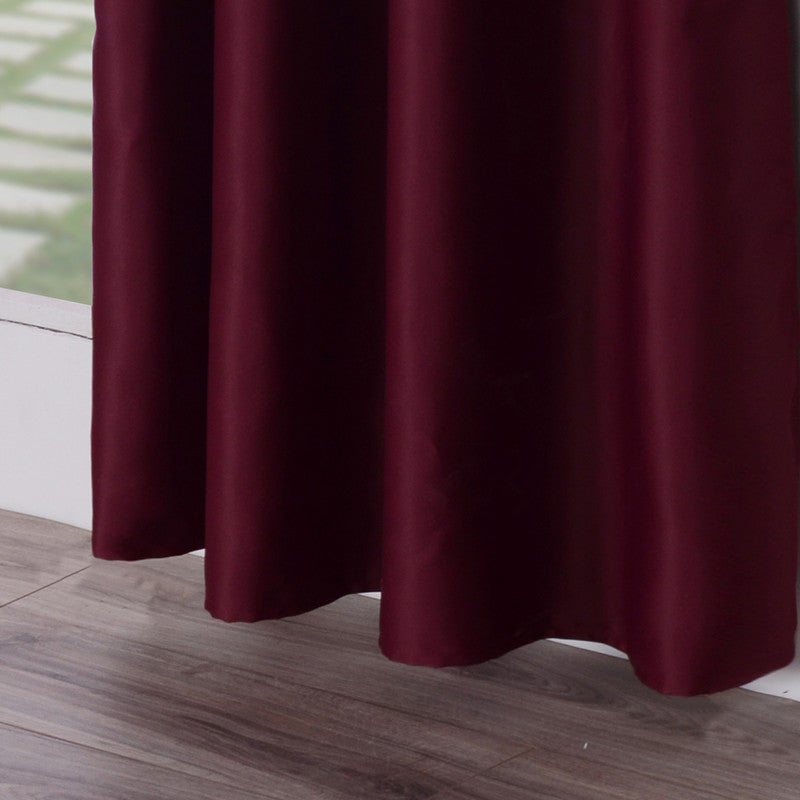 Aislamiento Térmico Cortinas Cortinas Opacas SHINELAND Burdeos 102