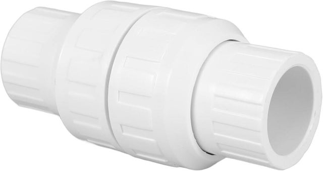 1 articleClapet anti-retour en PVC pour plomberie - 32 mm - Accessoire pour éviter le refoulement des joints de tuyau