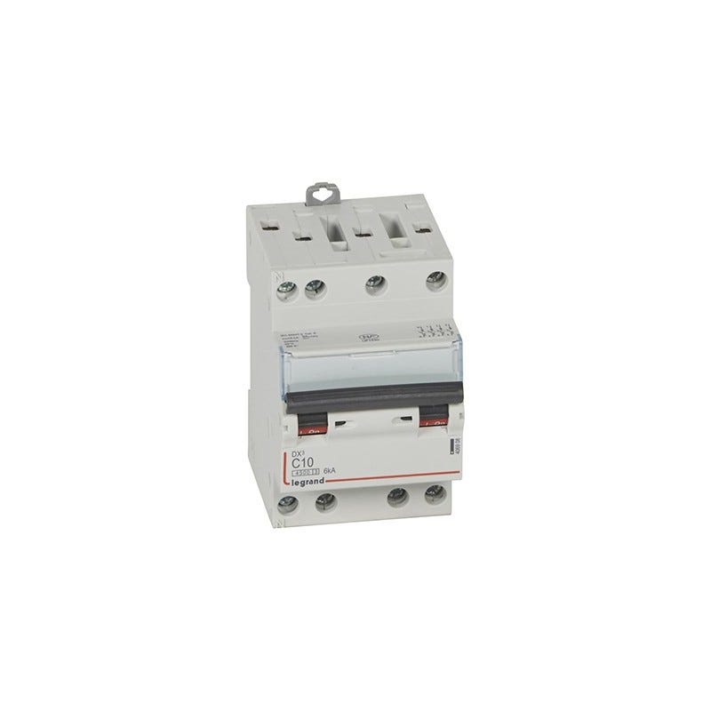 Disjoncteur Legrand DX³ 6000 - 20A Courbe B 1P+N 230V, Pour Tableau Électrique (Réf. 407456)