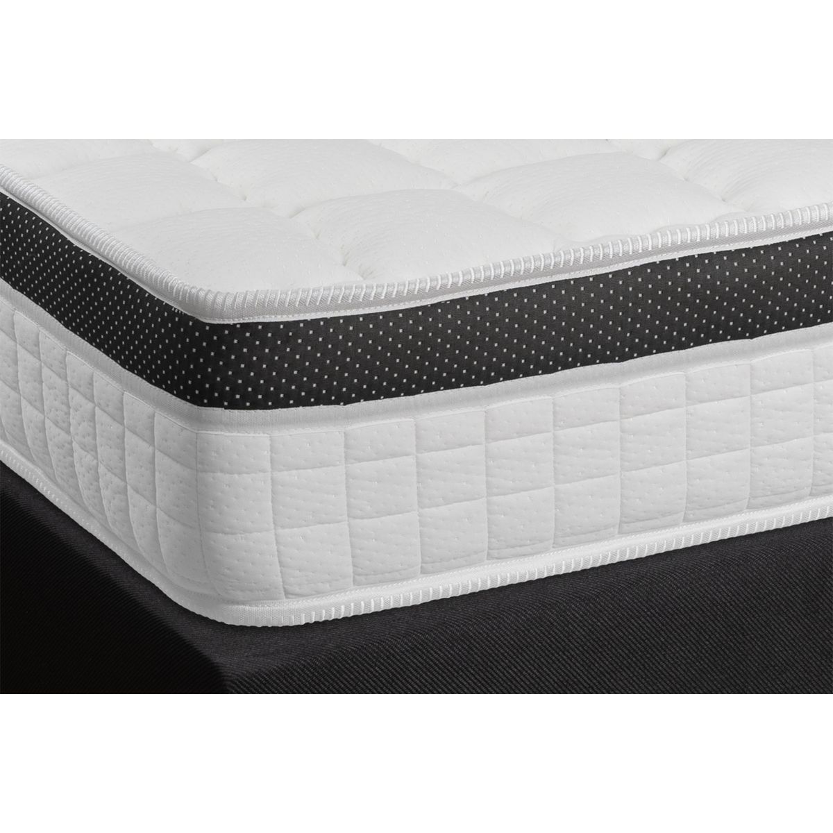 Matelas 80 x 200 cm Supérieur - Mémoire de forme - Ep. 21 cm - Ferme - 3 zones de confort - 3