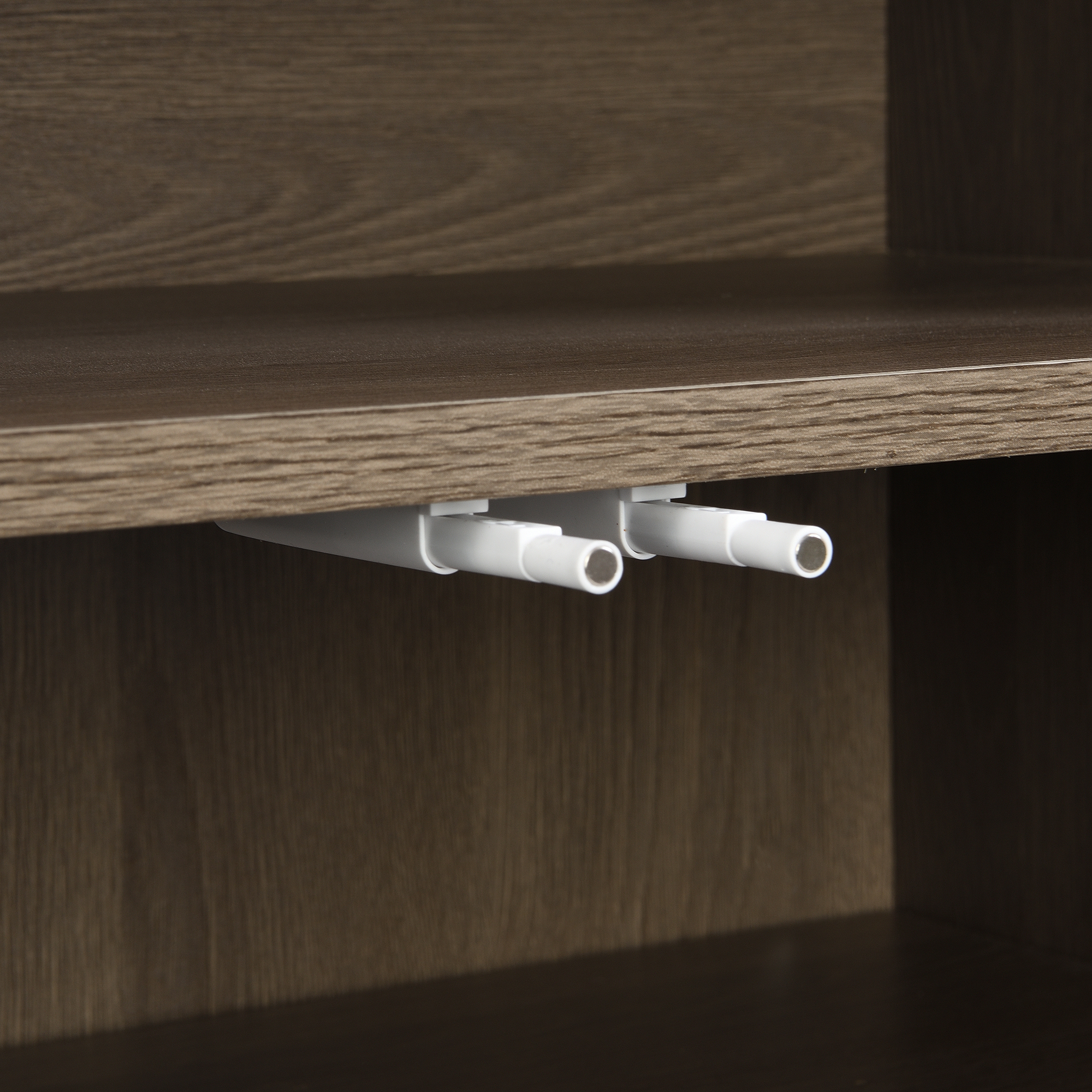 Meuble à chaussures multifonctionnelle - avec un siège rembourré - grand espace de rangement - Noir - 7