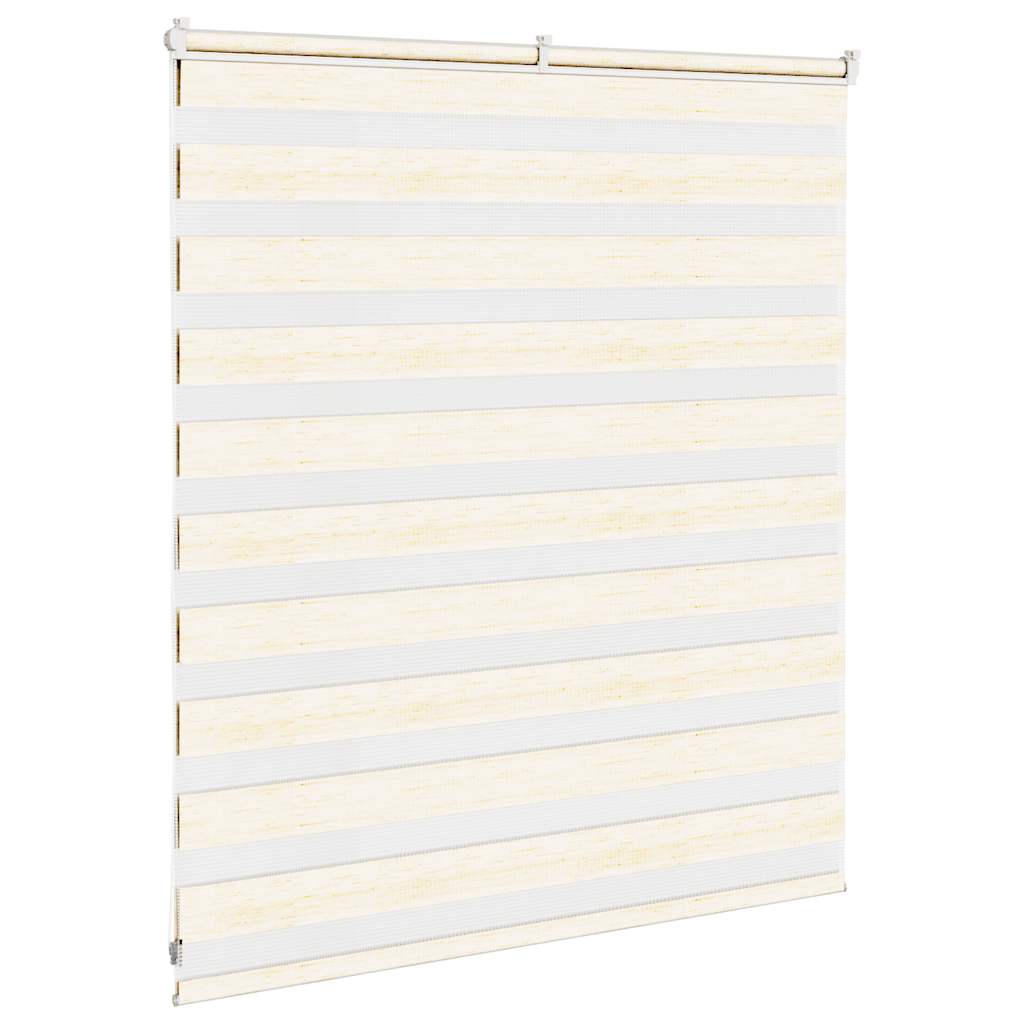 Estor cebra beige mármol tejido ancho 115,9 cm poliéster - 4