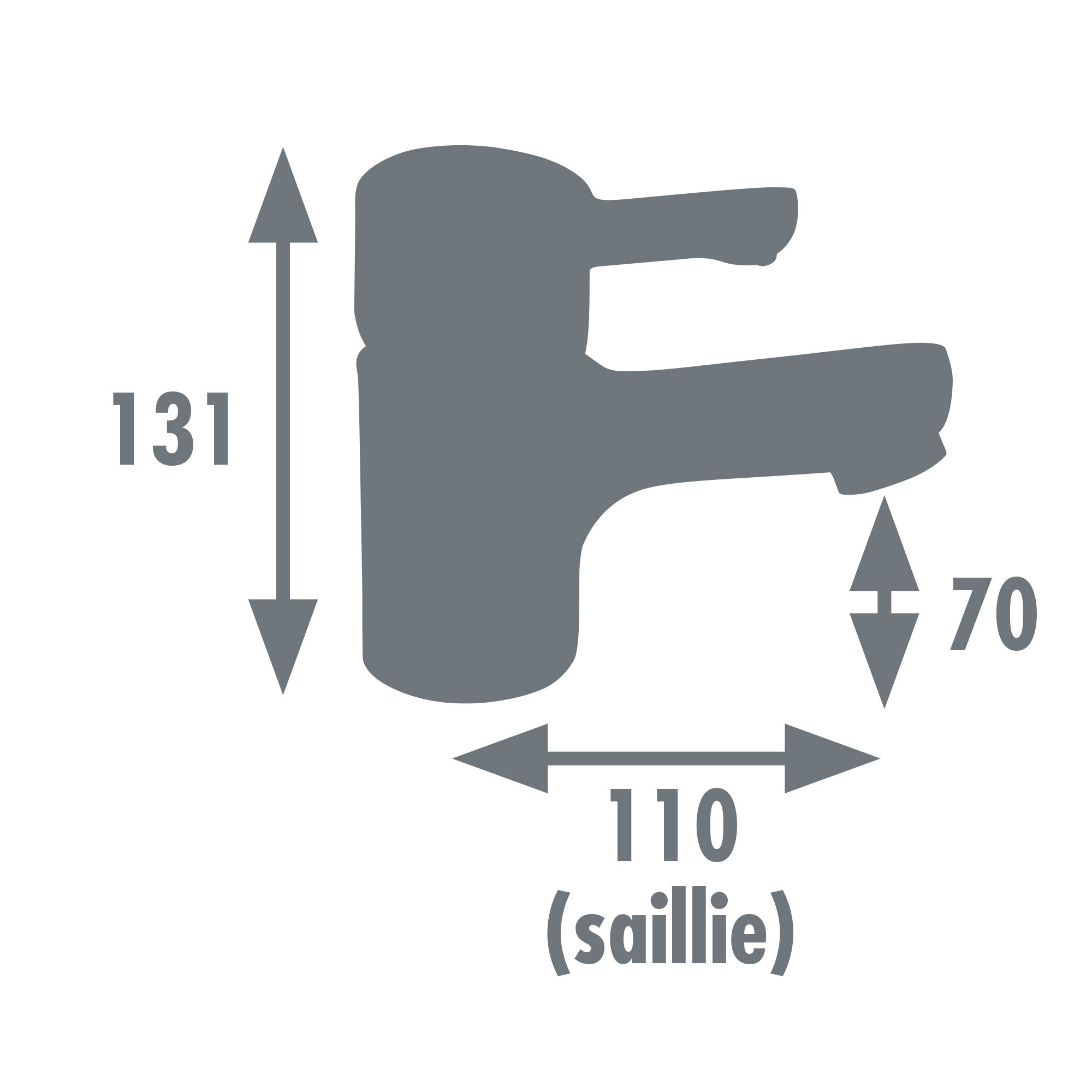 Edouard Rousseau – Mitigeur Lavabo MALOO – Chromé – Aérateur Réducteur de Débit – Avec Vidage à Tirette - 2