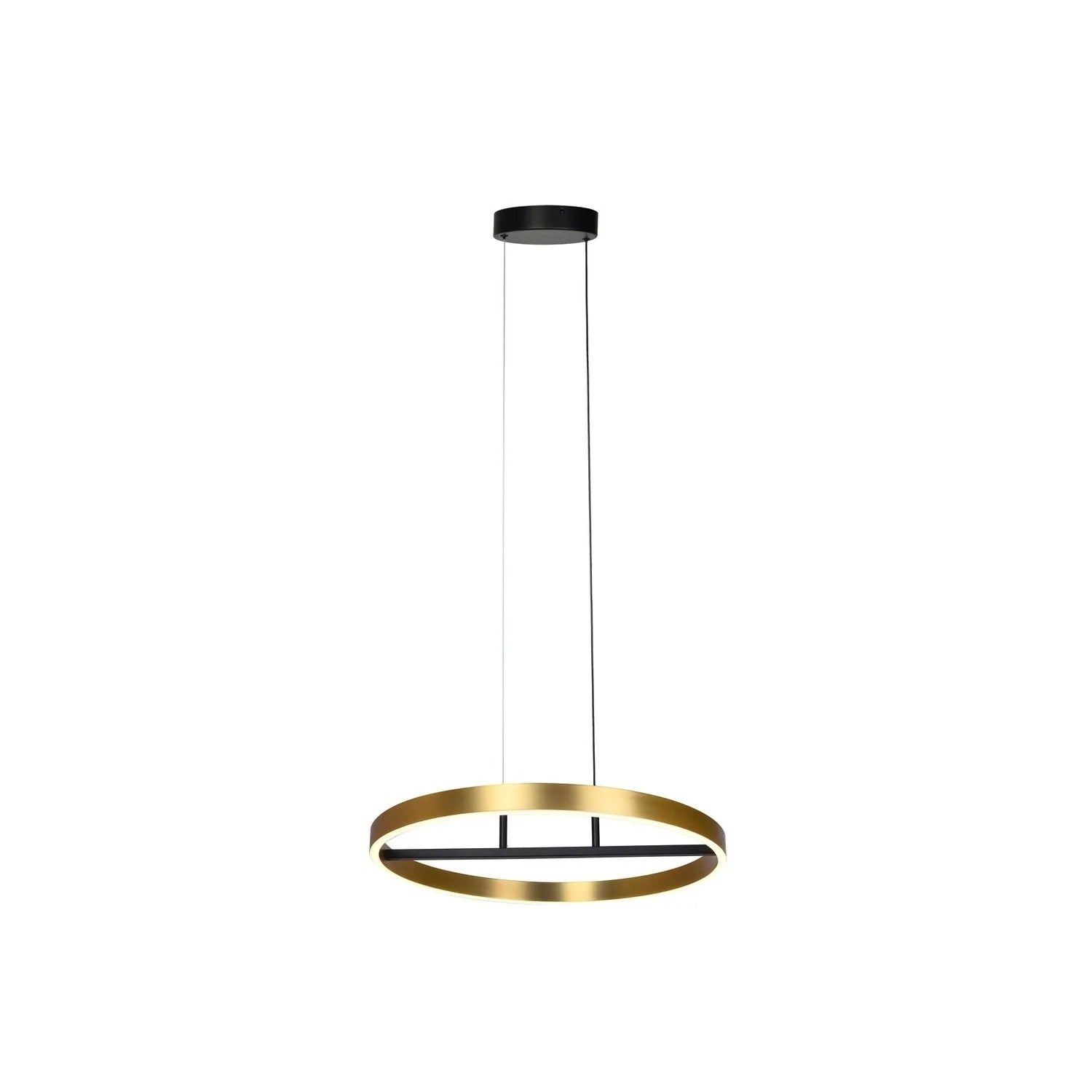 Lampa wisząca THRIC LED 42W Ciepła biel 3500lm złoto-czarna-biała wym: 120 x 60 x 60 cm Rabalux
