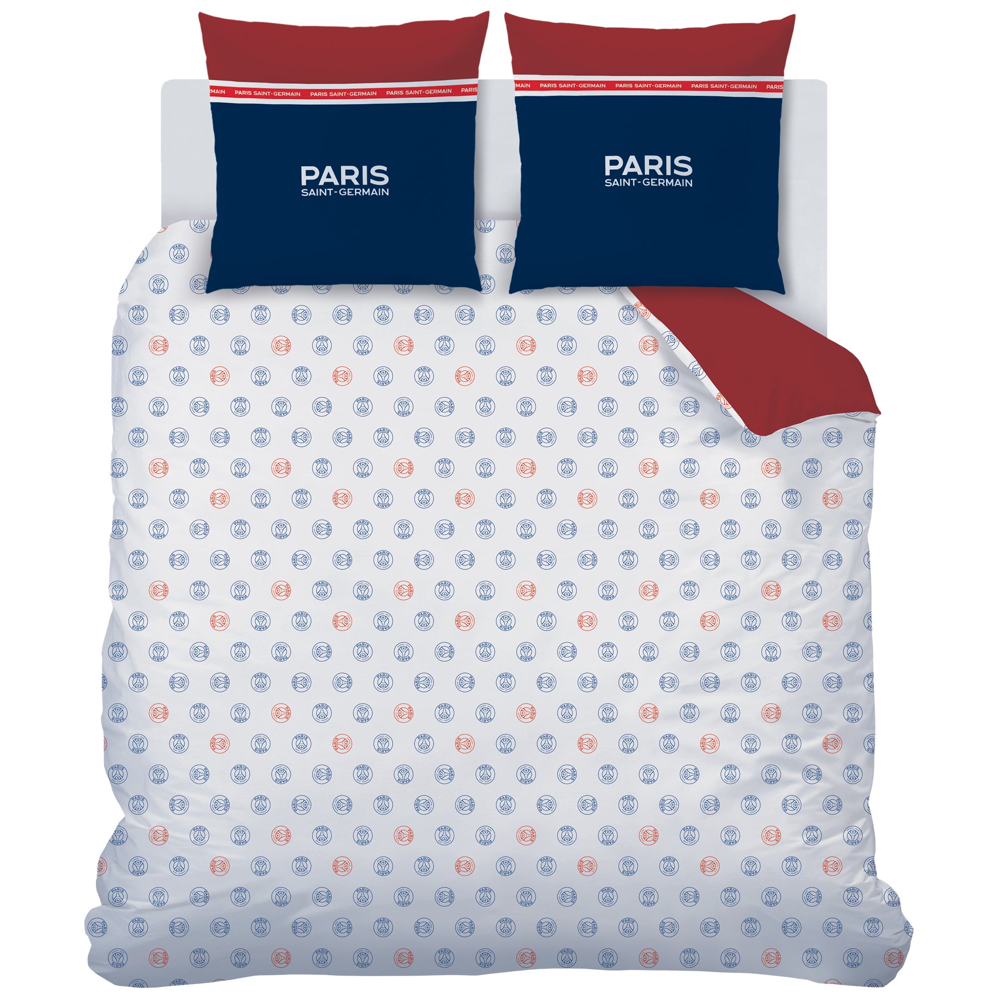 Parure de lit imprimée 100% coton, PSG MINIMALISTE - 9