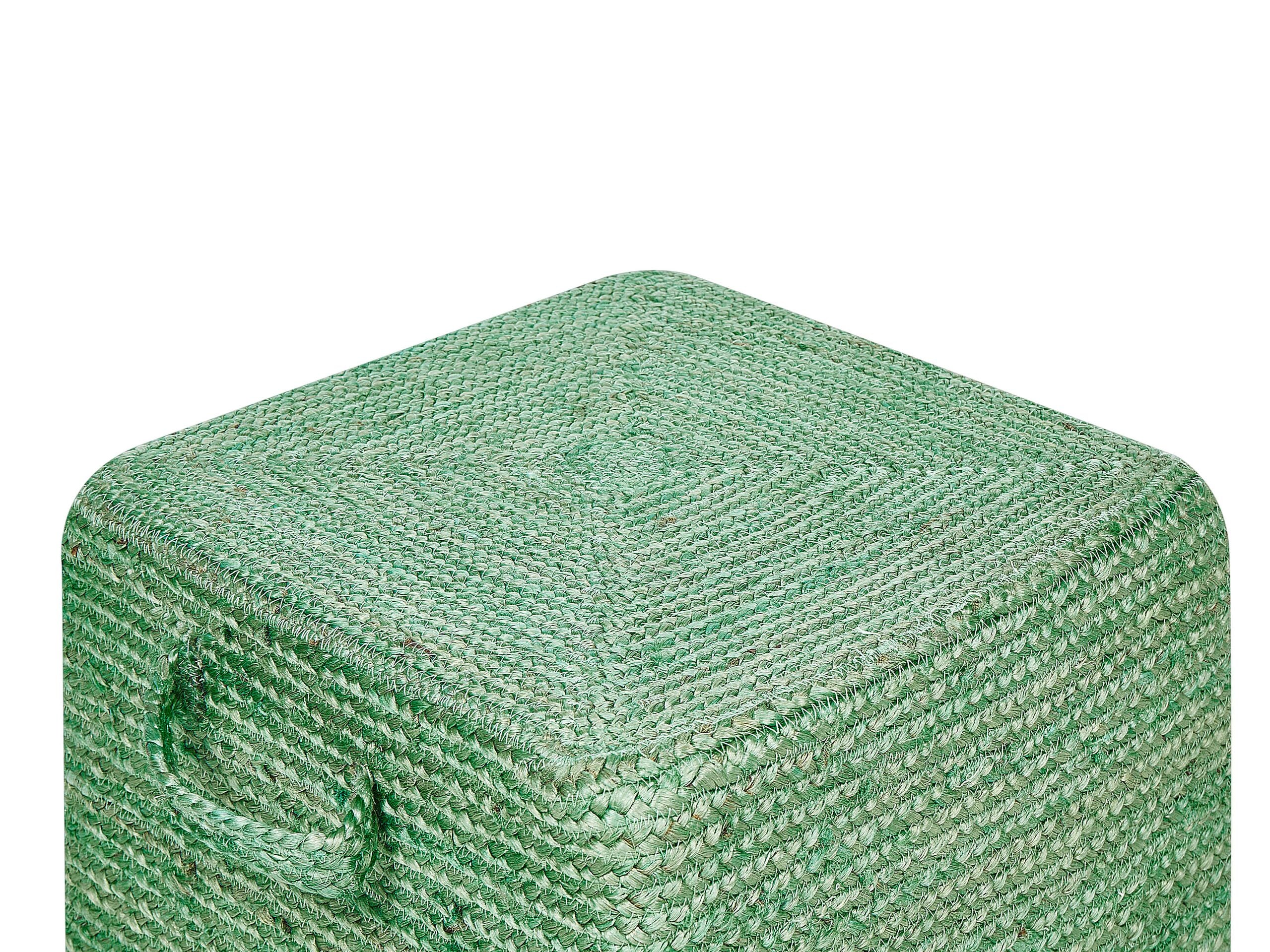 Pouf DHADAR Jute Vert - 5