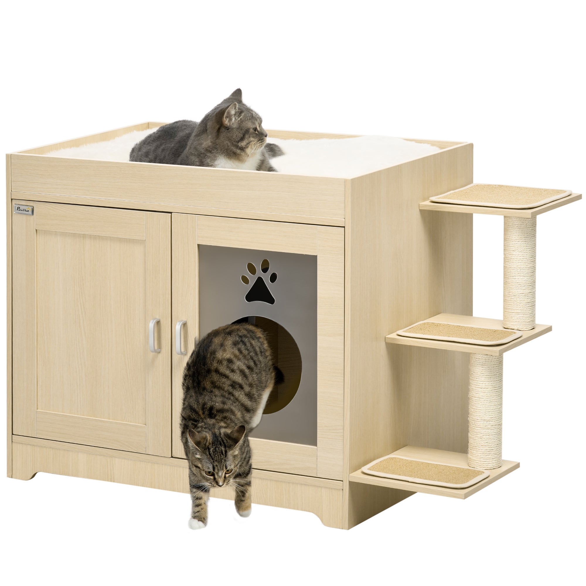 Cat Litter Box Arenero Para Gatos Grandes Amazon Caja De Arena