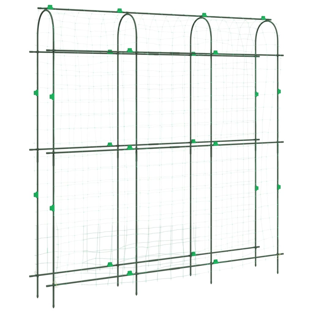 Treillis de jardin polyvalent, support en plastique PVC pour clématites