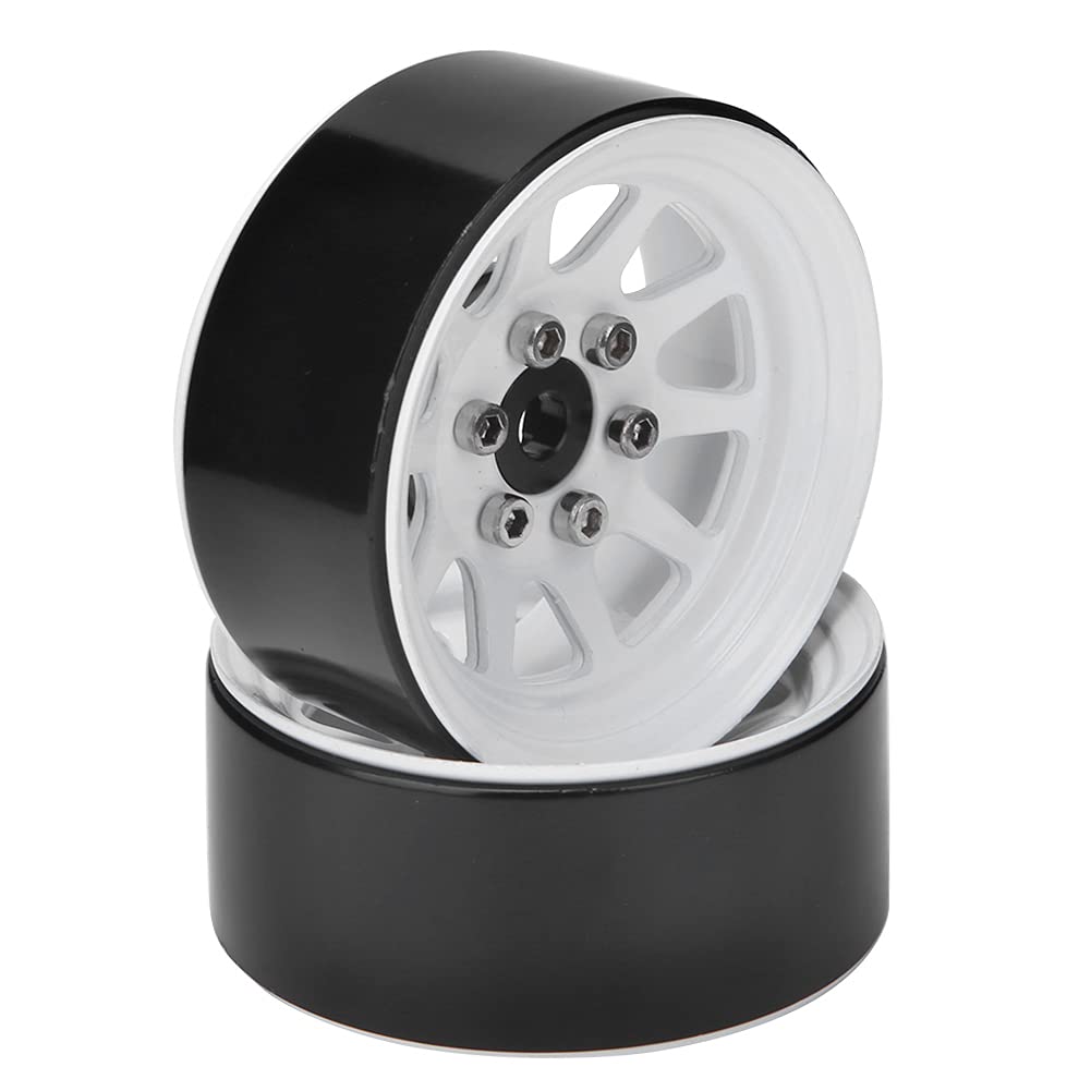 JANTES DE ROUE EN ALLIAGE BEADLOCK ACCESSOIRE HAUTE RÉSISTANCE POUR -4 1/10 RC CRAWLER CAR Blanc 95048492