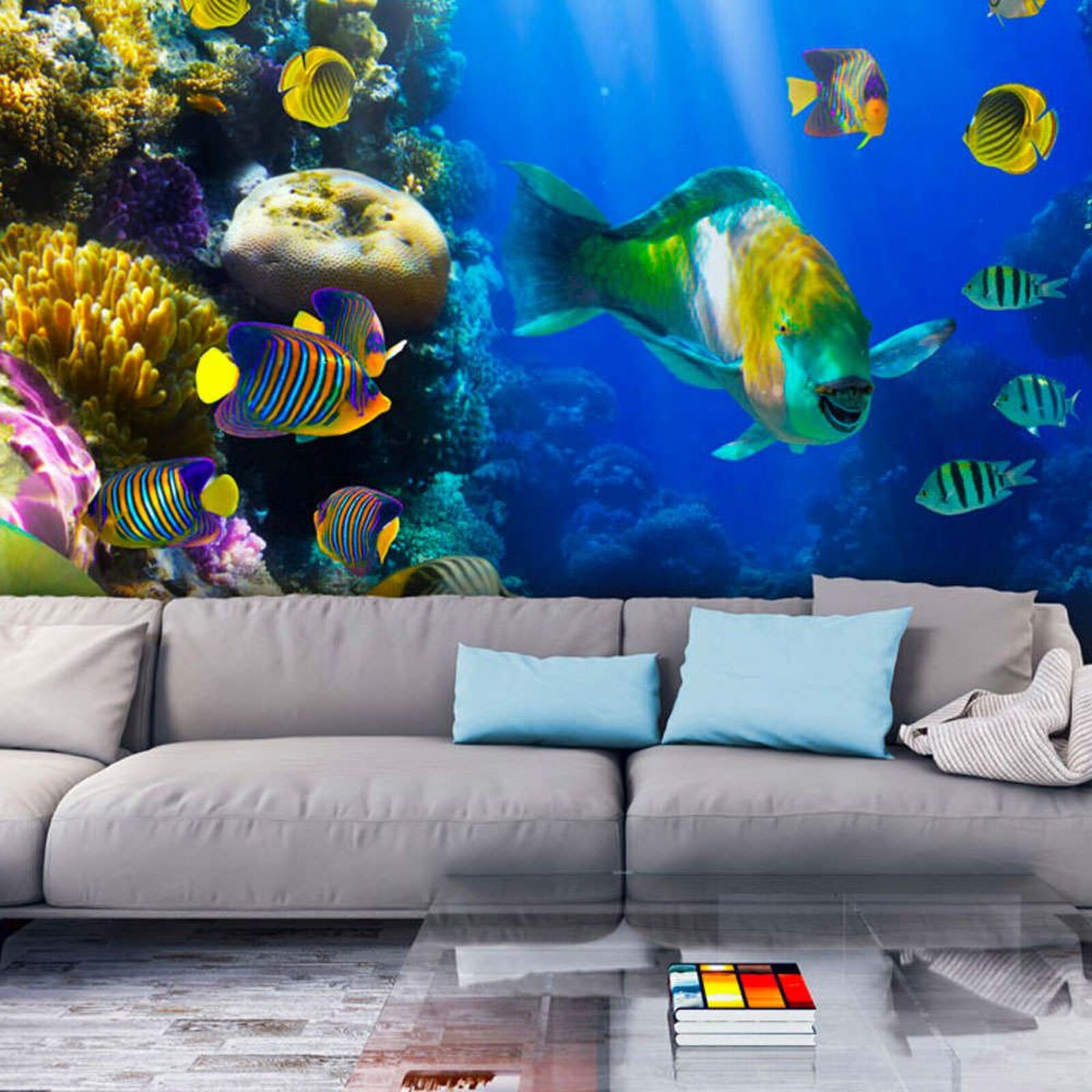 Puzzle Géant Ravensburger 9000 Pièces - Thème "Poisson Paradis Sous-marin" - Dimensions 76x55 Cm