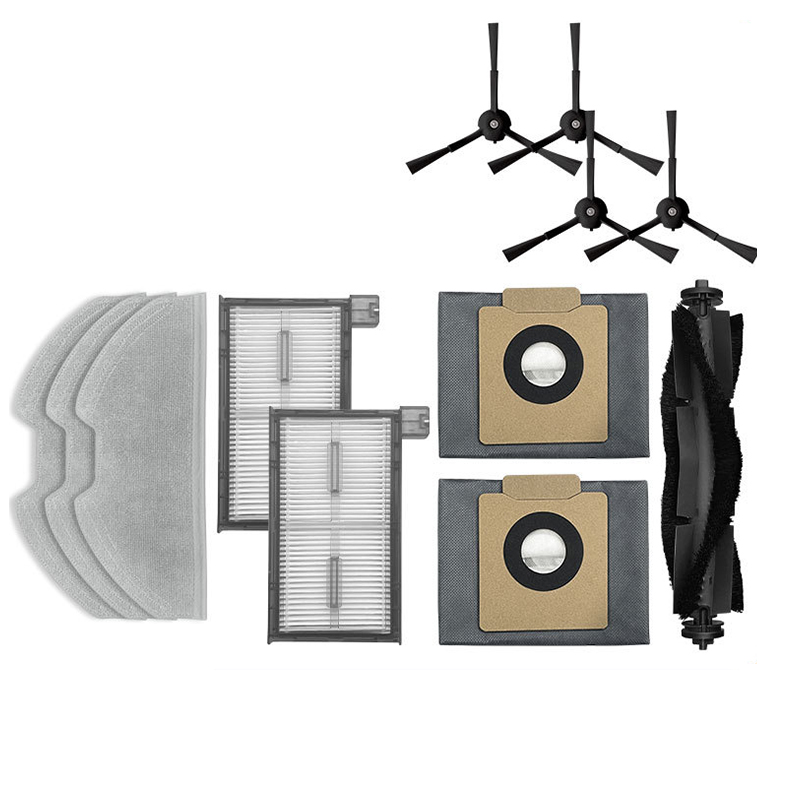 Lot de 12 sacs à poussière pour aspirateur robot Eufy L60/L60 Hybrid/L60 SES/L50 SES/L50 à vidage automatique - Accessoires ultra-résistants