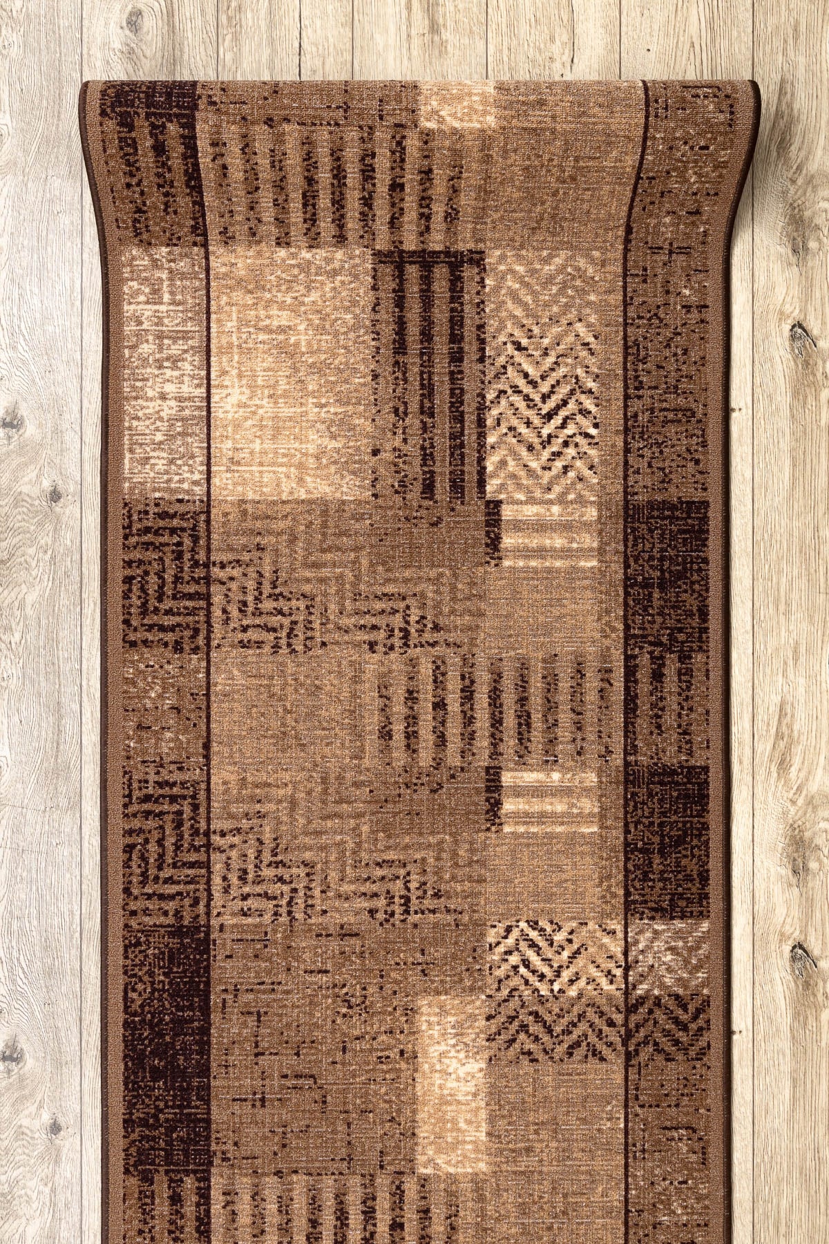 TAPIS DE COULOIR antidérapant ESSENZA beige 67 cm 67x680 cm - 4