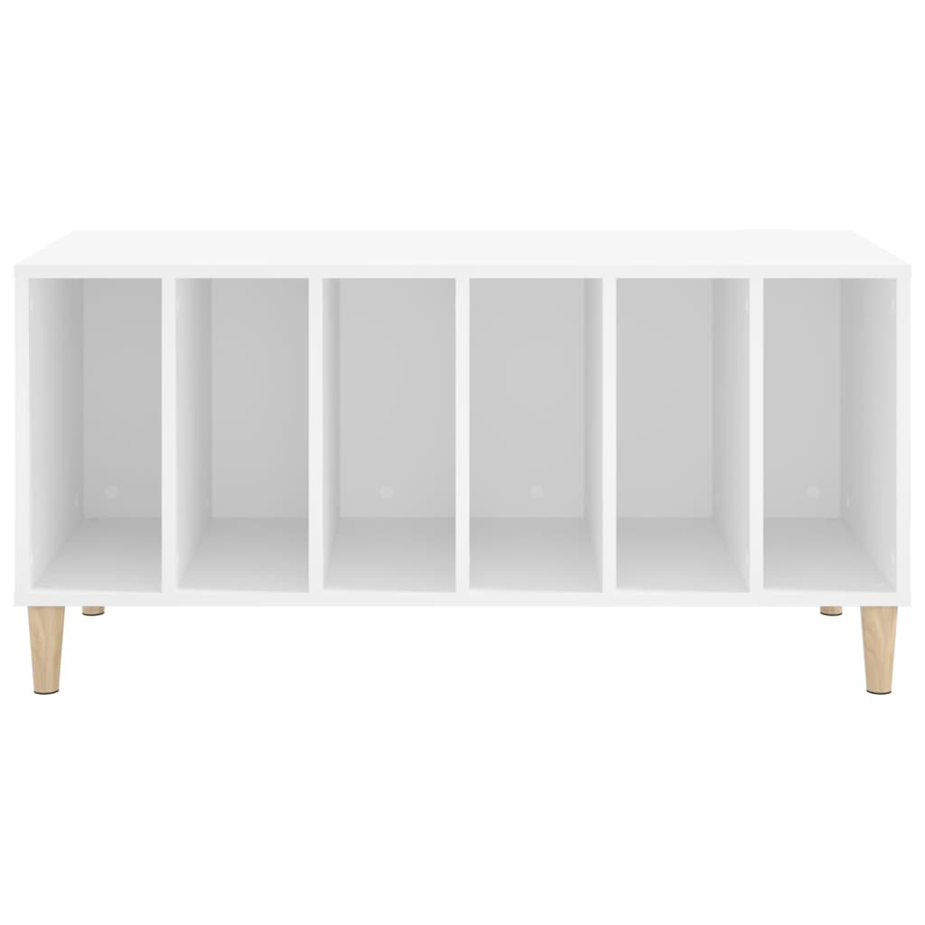 Armário de discos em compensado branco 100x38x48 cm – ComfortXL - 5