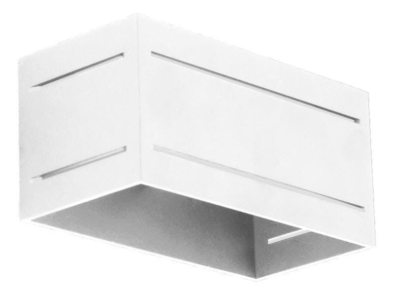 Kinkiet ścienny Quado biały 1xG9x40W wym: 10 x 20 x 20 cm metal IP20 Lampex