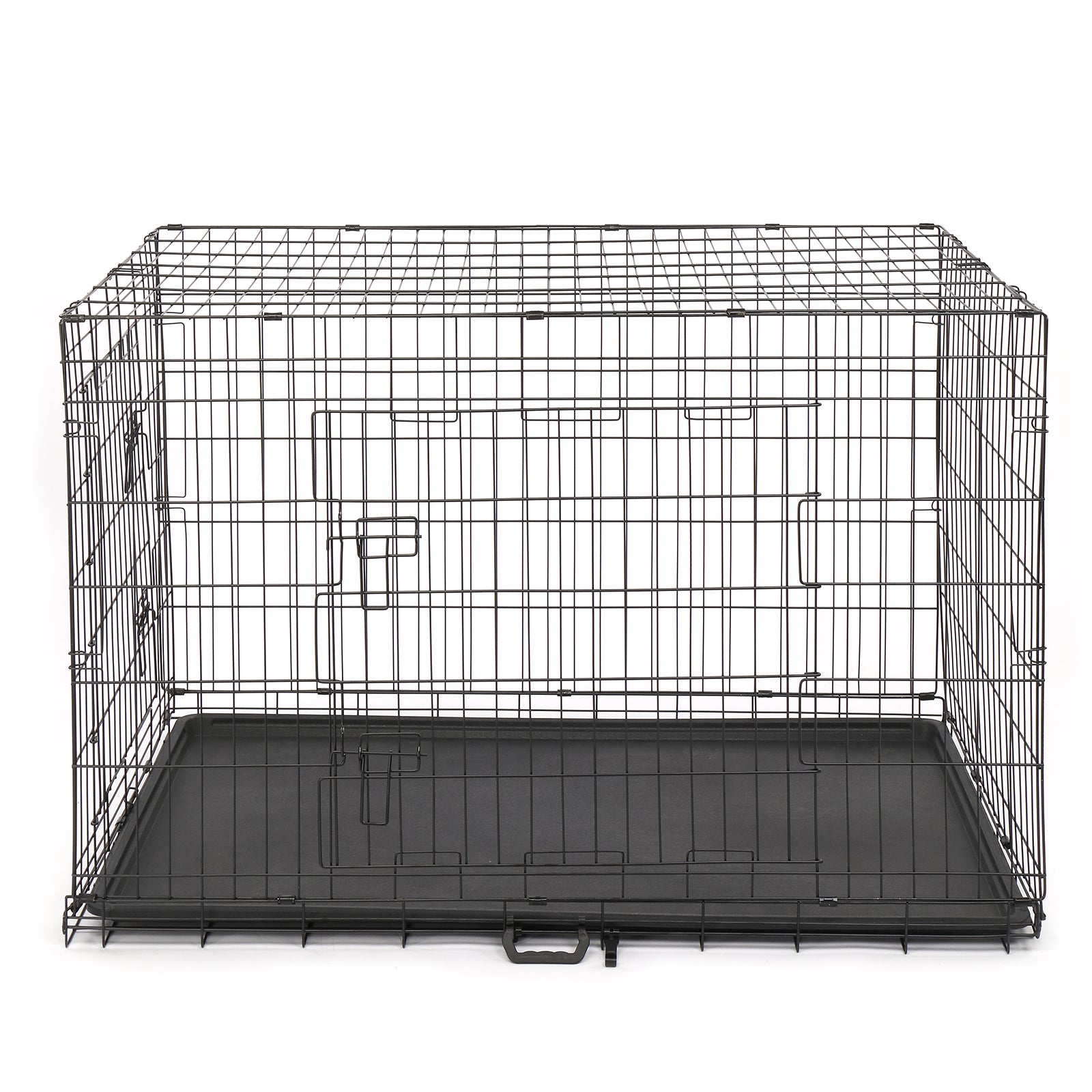 Merlin Cage Cage pliante en acier pour chien et chat de 48