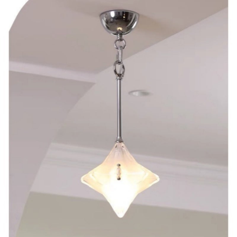 Lámpara colgante en forma de estrella bextcok, lámpara de estilo nórdico, lámpara colgante para dormitorio (fuente de luz no incluida)