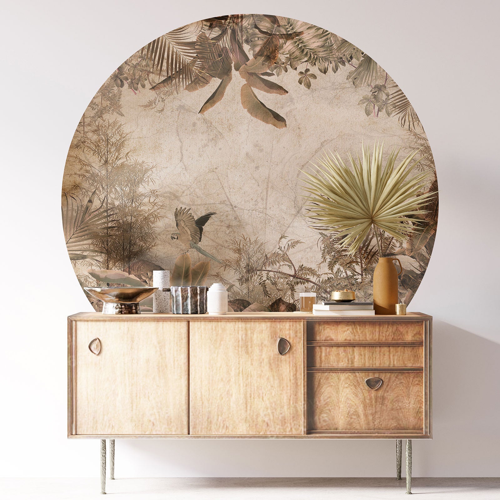 Vinilo De Pared Autoadhesivo Arco Tropic Sage (Multicolor, 132 X