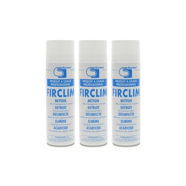 FIRCHIM Firclim 3 sprays decontaminant, antibacterien pour climatisation 500ml