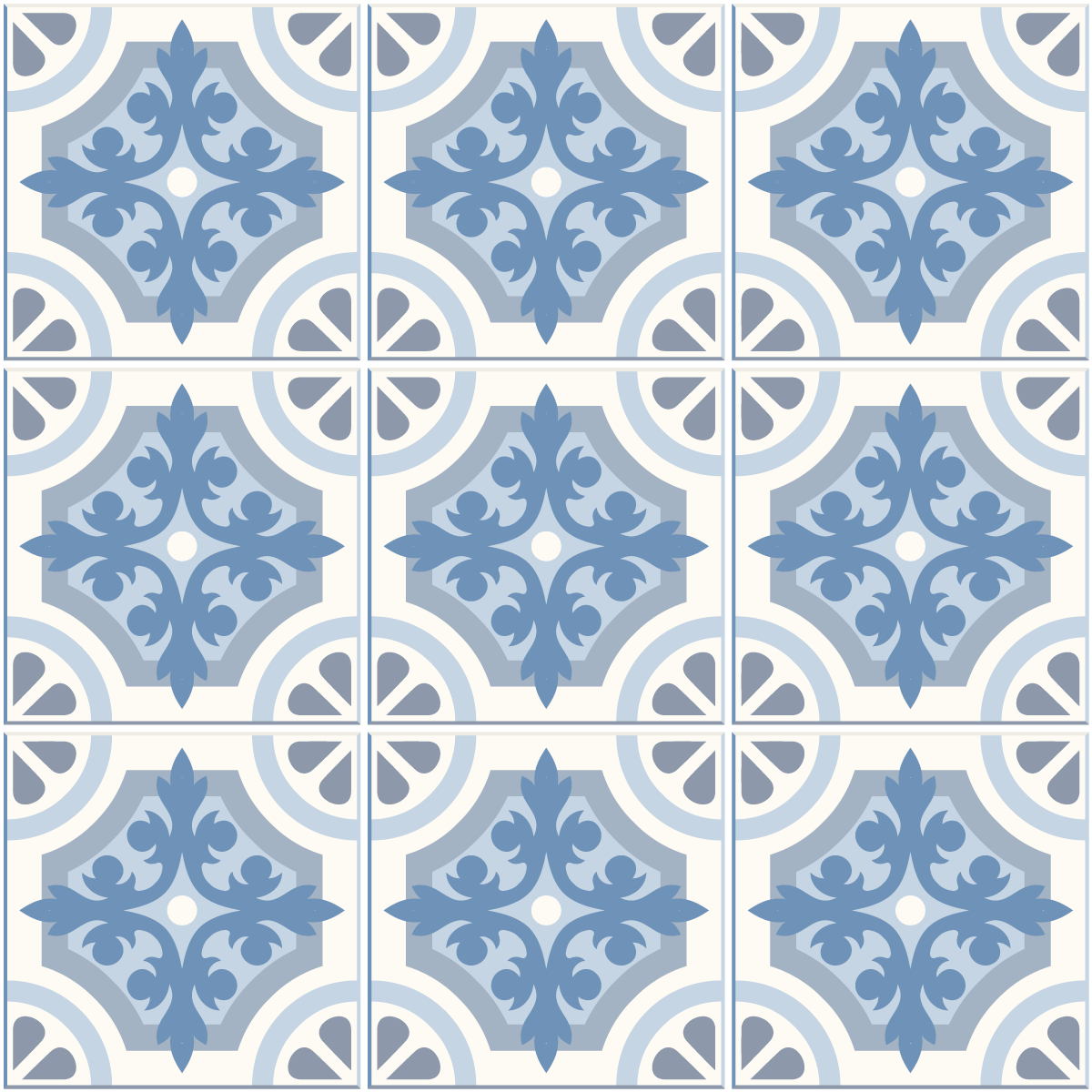 9 adesivo piastrelle azulejos Veila - Sticker adesivo - adesivi murali - 9stickers10x10cm - 2