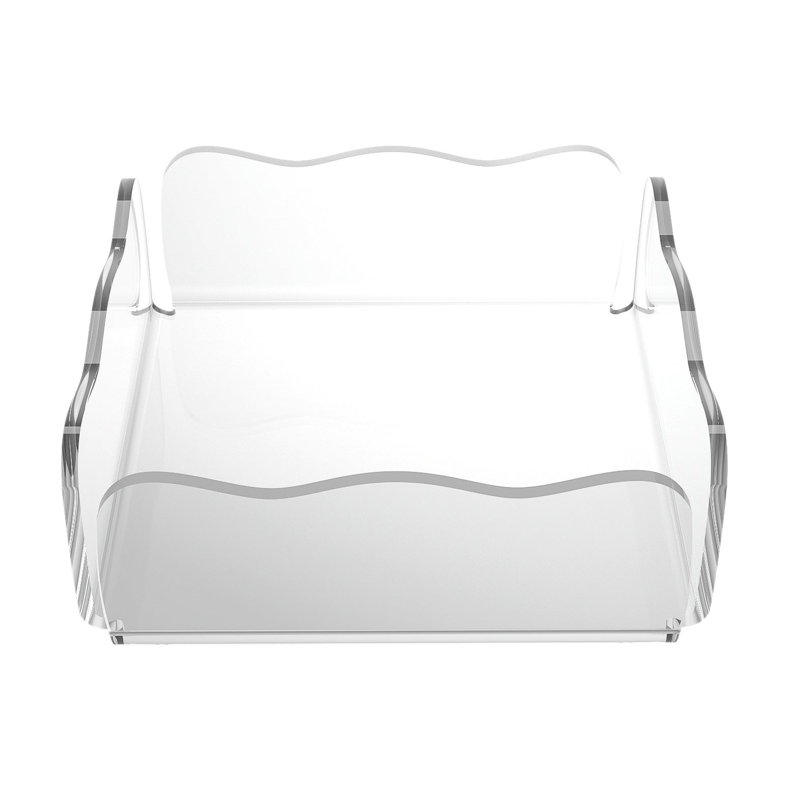 2 Porte-serviettes Acrylique Forme U - Distributeur Serviettes Papier Design, Cuisine, Salle à Manger, Transparent