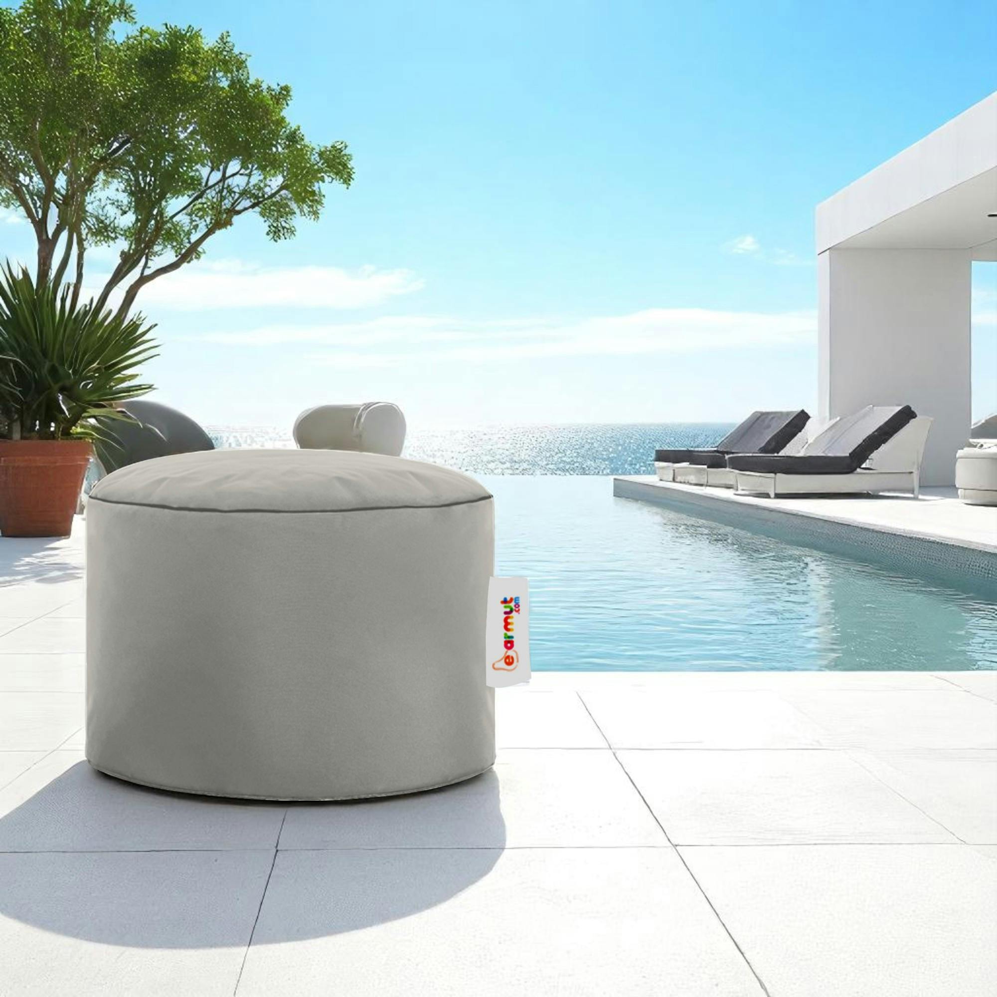 Housse De Pouf Géant Imperméable - Sans Remplissage - Pour Intérieur/ extérieur - Taille L - Plusieurs Couleurs