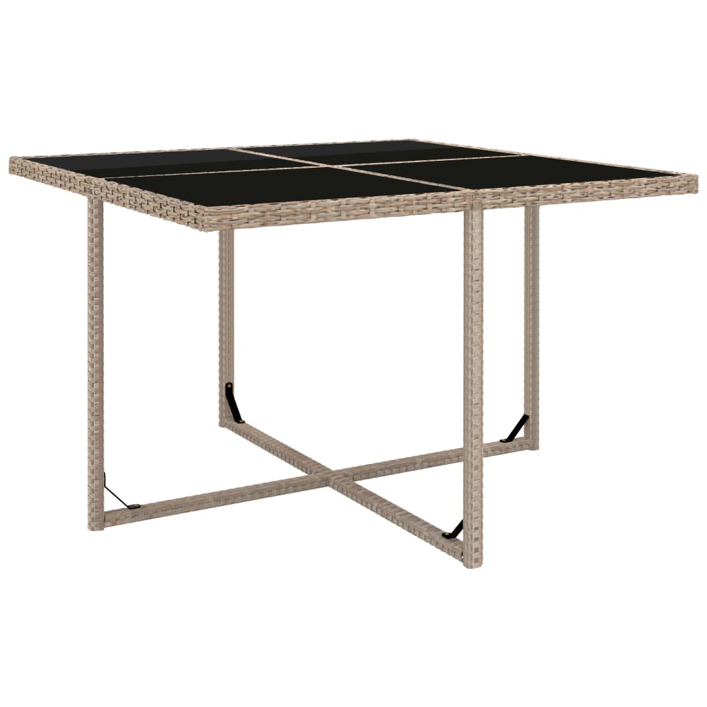 Mobili da giardino mobili da esterno Set di mobili da 5 pezzi con cuscini in resina intrecciata beige 02_ 02_0016430 - 5