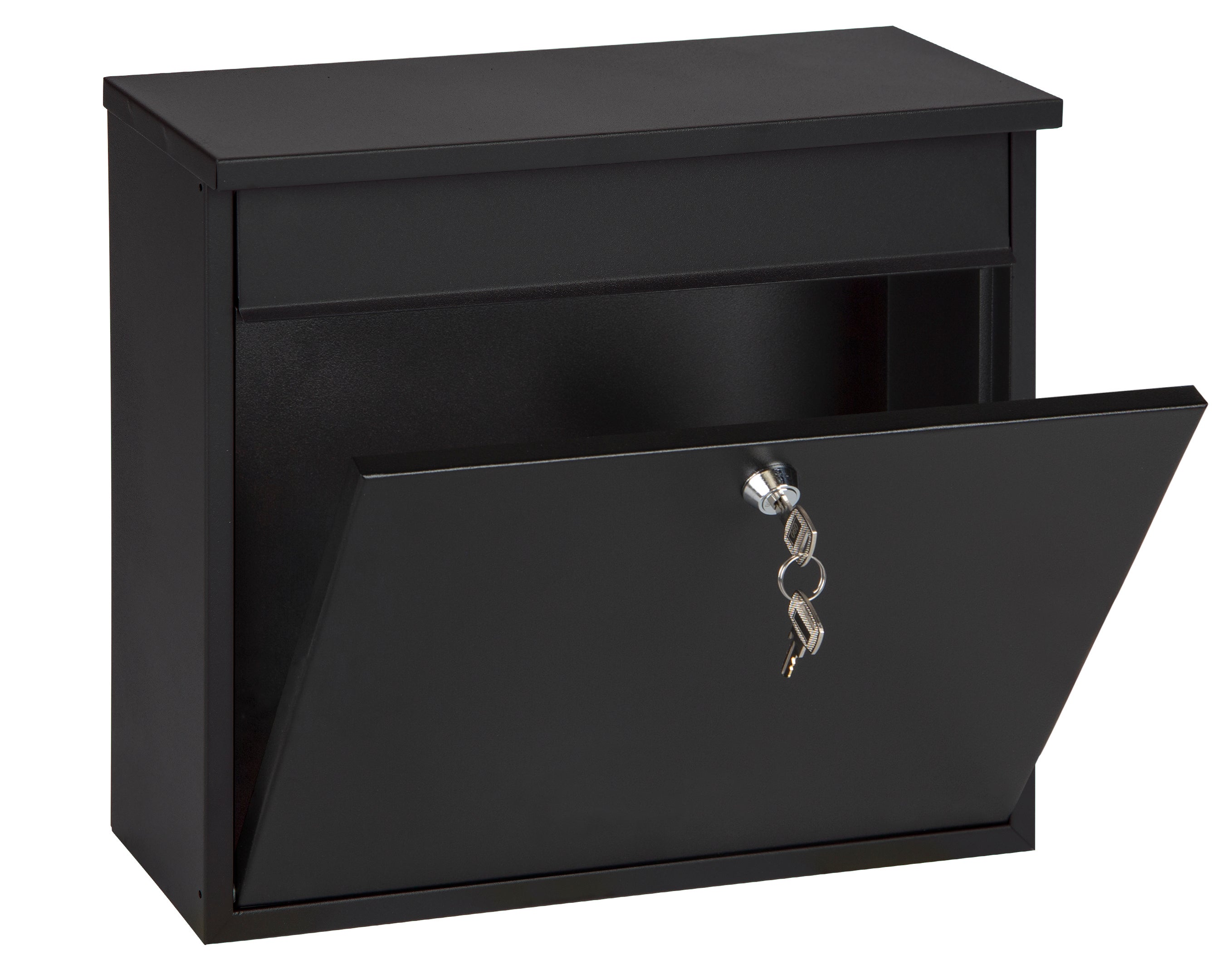 Boite aux lettres PRACTO Toronto mat noir 31x36x10 cm - 3
