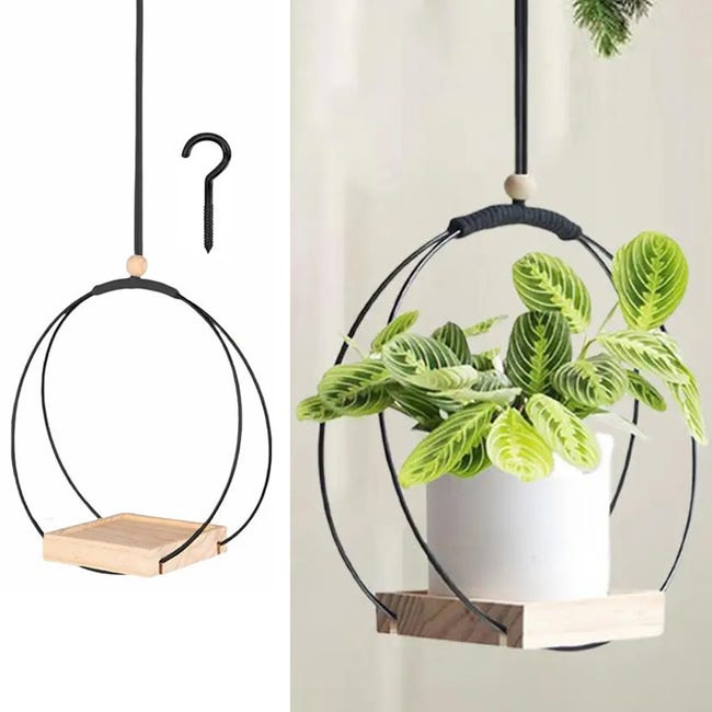 Lifew 2 livelli Porta Piante da Interno Appender, Mensole | FindTheDeal Lifew 2 livelli Porta Piante da Interno Appender, Mensole | FindTheDeal