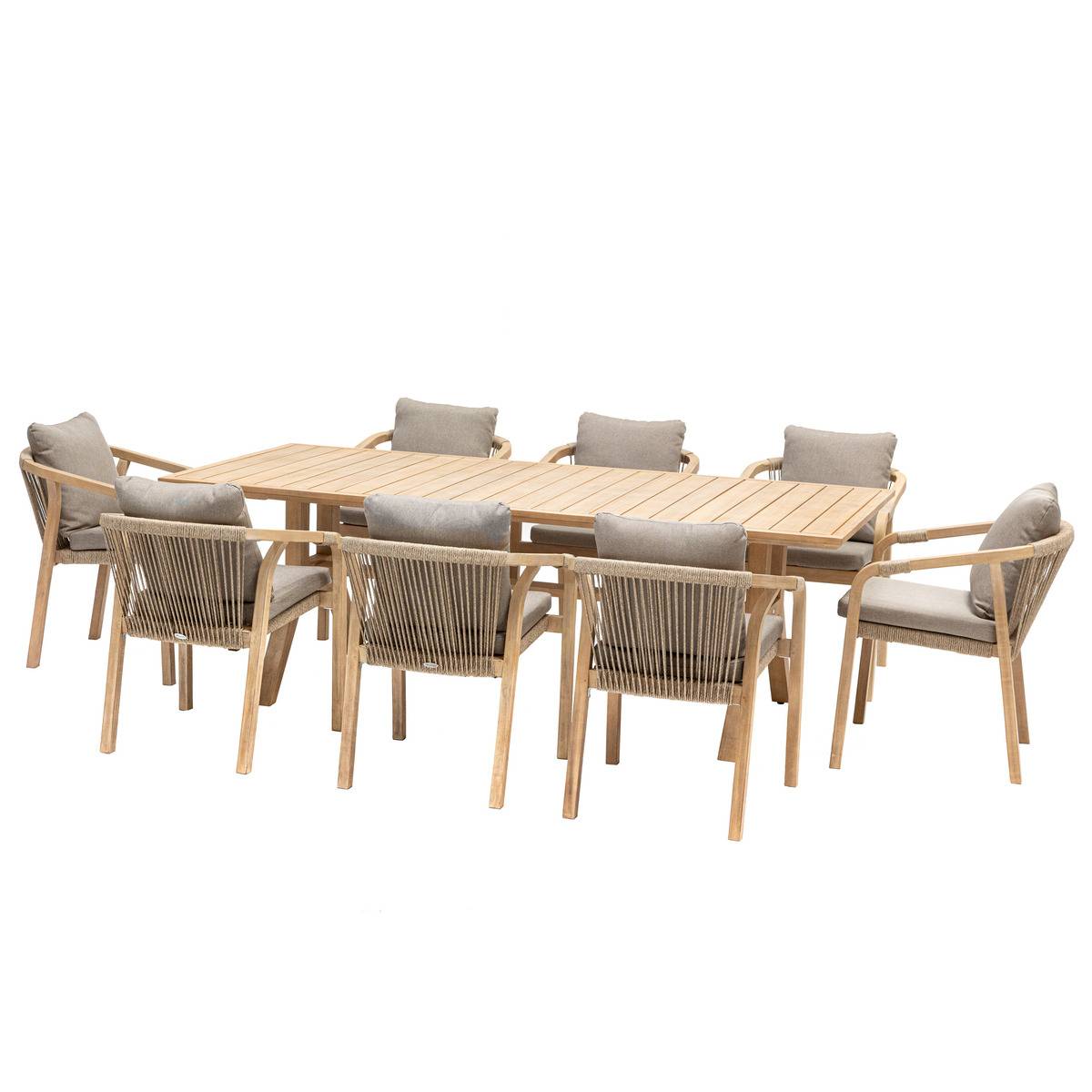 Table de jardin rectangulaire Papouasie Acacia - Hespéride - 2