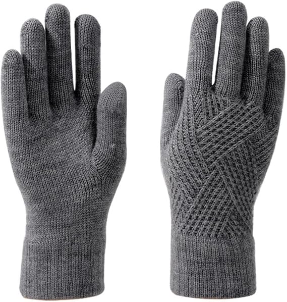 Gants D'hiver Chauds Pour écran Tactile Pour Hommes, Laine