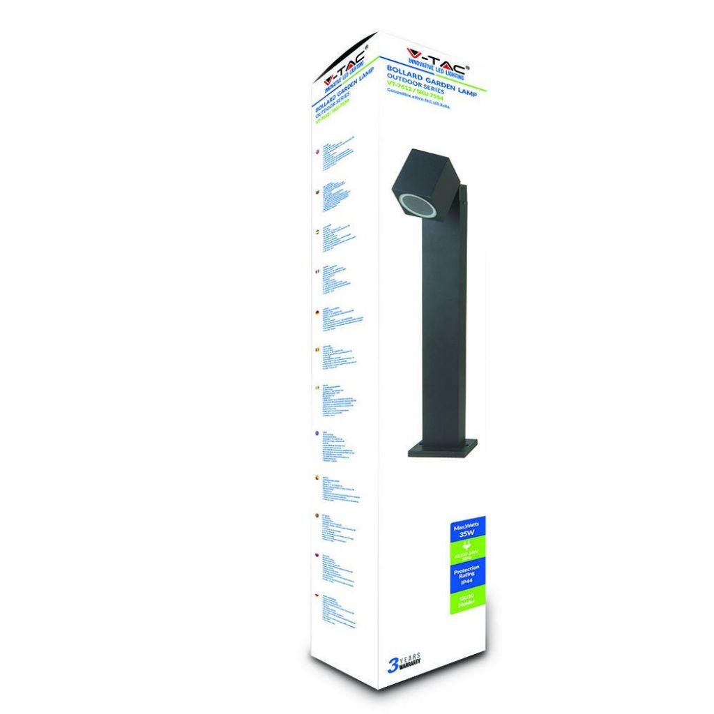 Portafaretto LED Fissaggio a Terra GU10 (Max 35W) Orientabile Colore Nero IP44 - 7