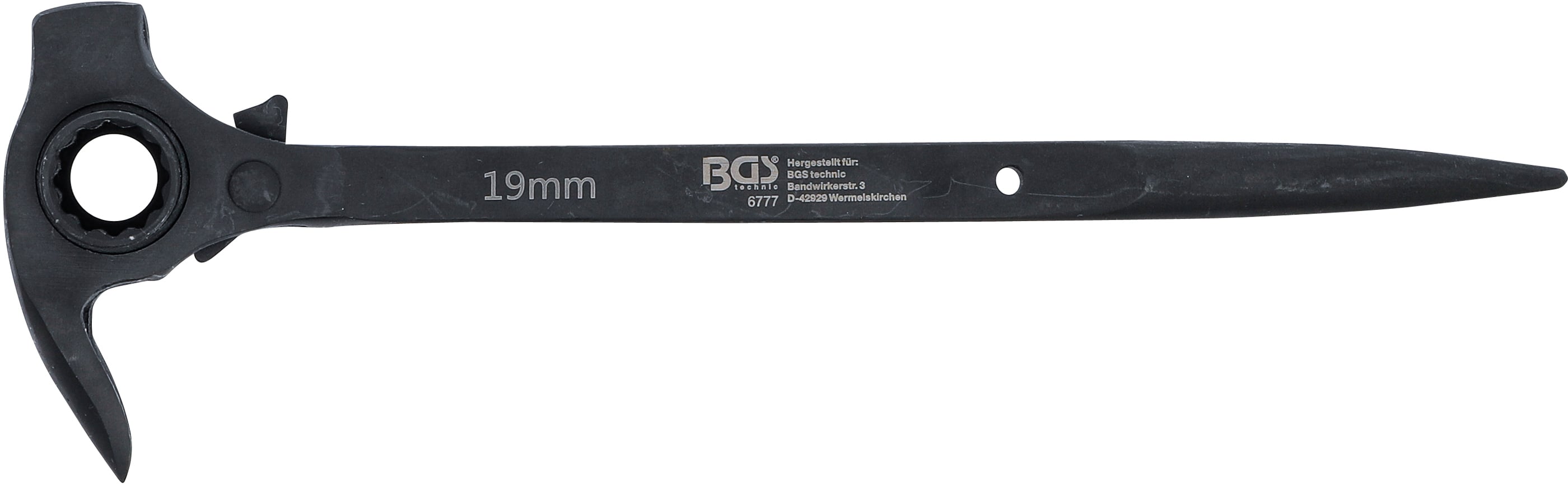 Cliquet de monteur | 4-en-1 | 19 x 22&nbsp;mm - 2