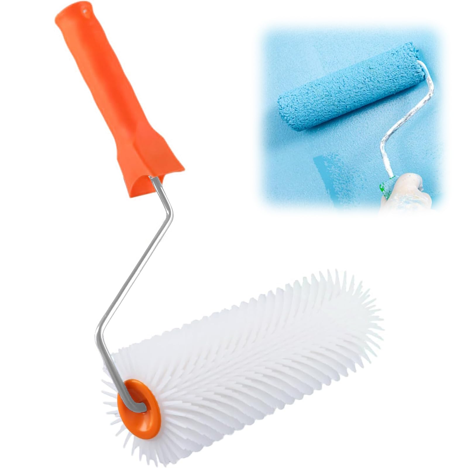 Wałek odpowietrzający do masy samopoziomującej 23 cm - Długość kolców: 30 mm - Wałek odpowietrzający i masa samopoziomująca do wykładzin podłogowych