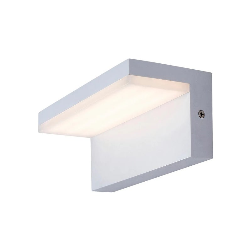 Kinkiet zewnętrzny nowoczesny ZARAGOZA LED 10W Neutralna biel 780lm biały wym:8x21x9cm IP54 Rabalux