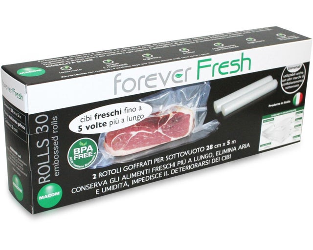 Rotoli Per Sottovuoto Alimenti - 2x30cmx6m, Goffrati, Senza BPA, Made In Italy - Foto 12