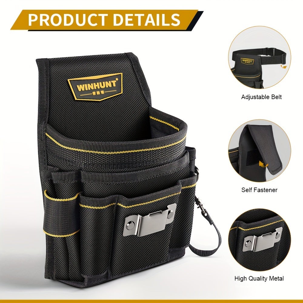Bolsa para ferramentas com cinto, bolsa para ferramentas de eletricista e carpinteiro, bolsa para ferramentas de jardim, - 4