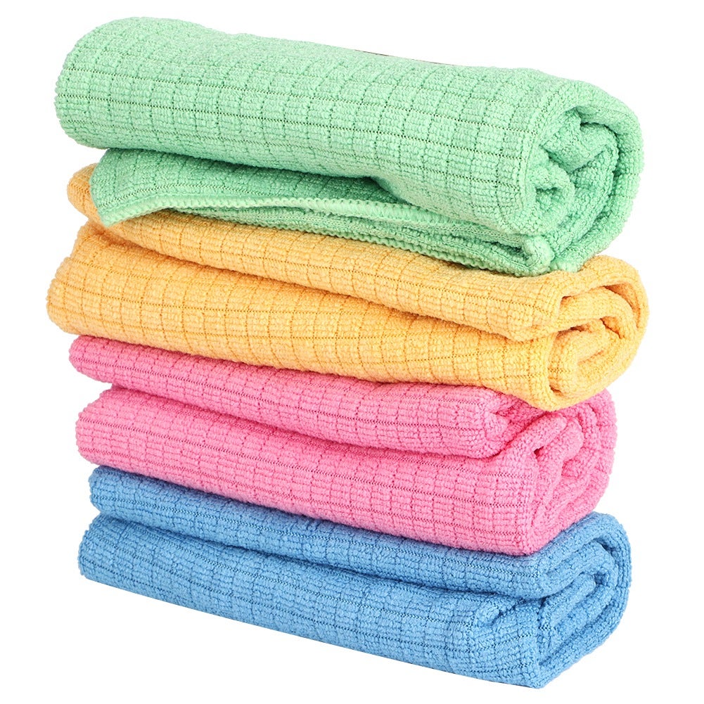 4 chiffons en microfibre absorbants pour vaisselle, serviette de ...