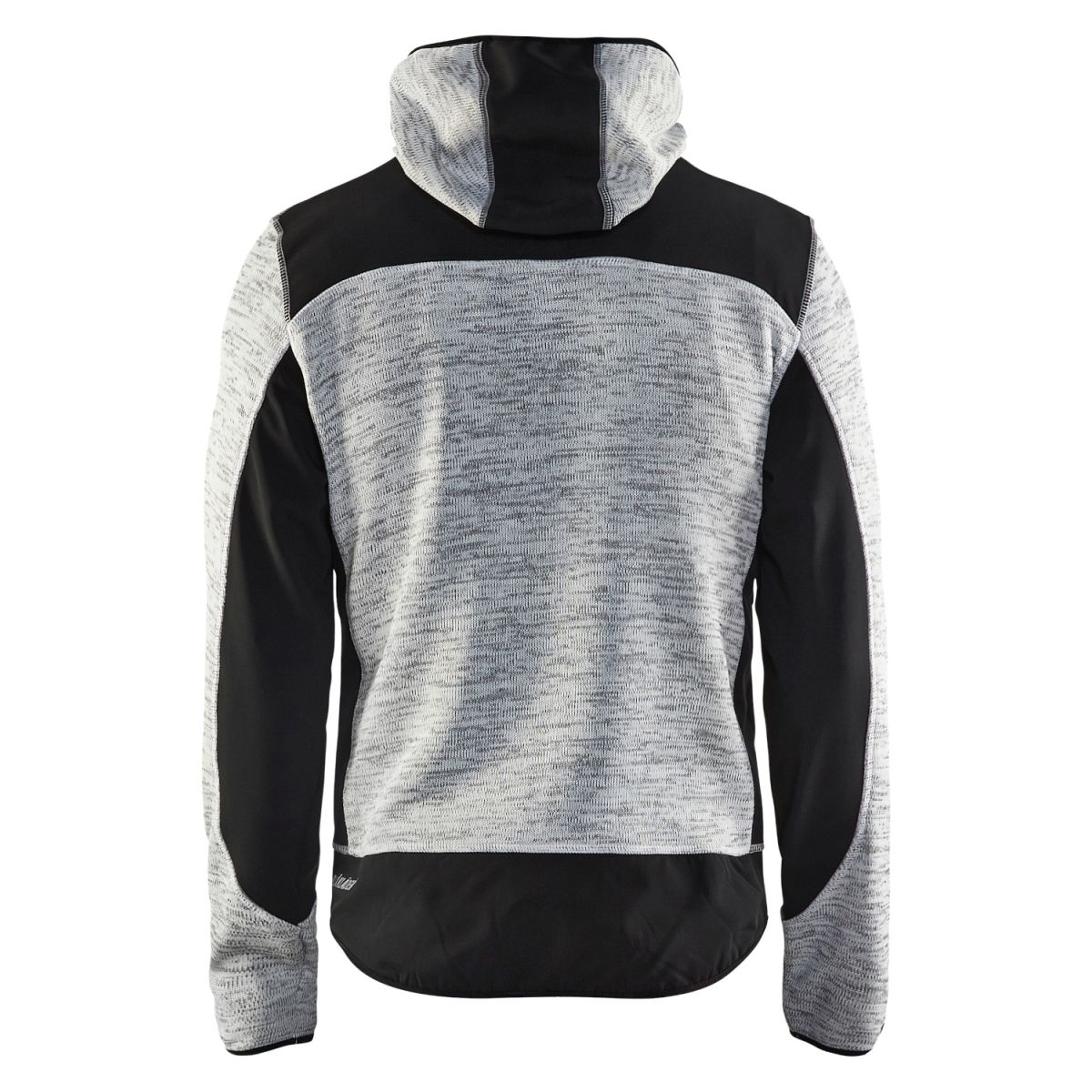 Veste tricotée à capuche Gris chiné/Noir - Blaklader - Taille 4XL - 2