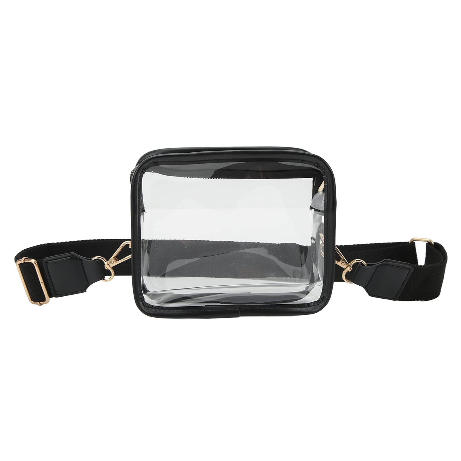 Sac à bandoulière transparent en PVC avec fermeture éclair et ...