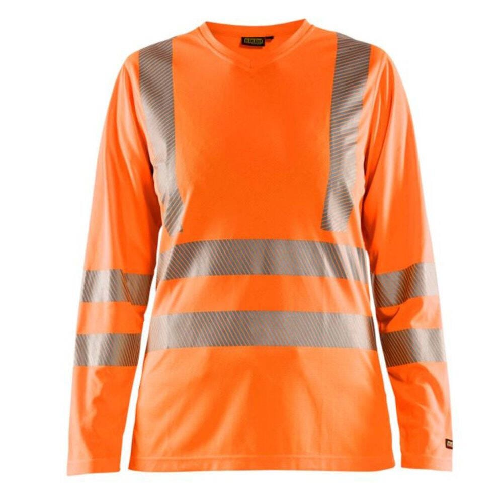 T-shirt haute visibilité anti UV femme Blaklader Orange Fluo S