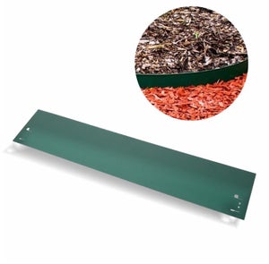 Bordure per aiuole in acciaio corten 40 x 106 cm Flessibile - 5 Pezzi